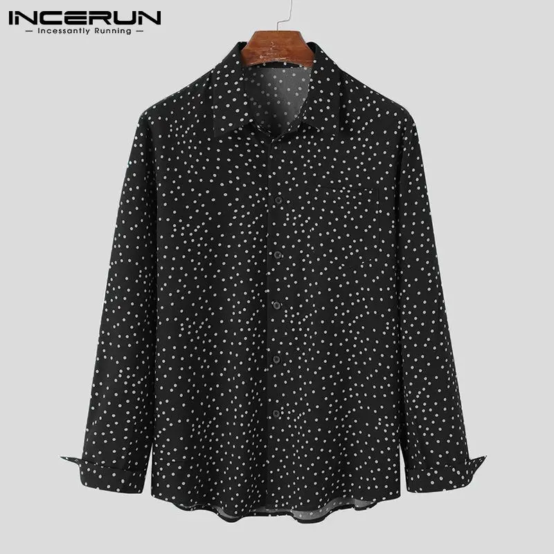 INCERUN 2022 Fashion Men Shirt Polka Dot Print Lapel Long Sleeve Streetwear Casual Tops Spring Button Brand Shirts Camisas S-5XL
INCERUN 2022 Fashion Men Shirt Polka Dot Print Lapel Long Sleeve Streetwear Casual Tops Spring Button Brand Shirts Camisas S-5XL