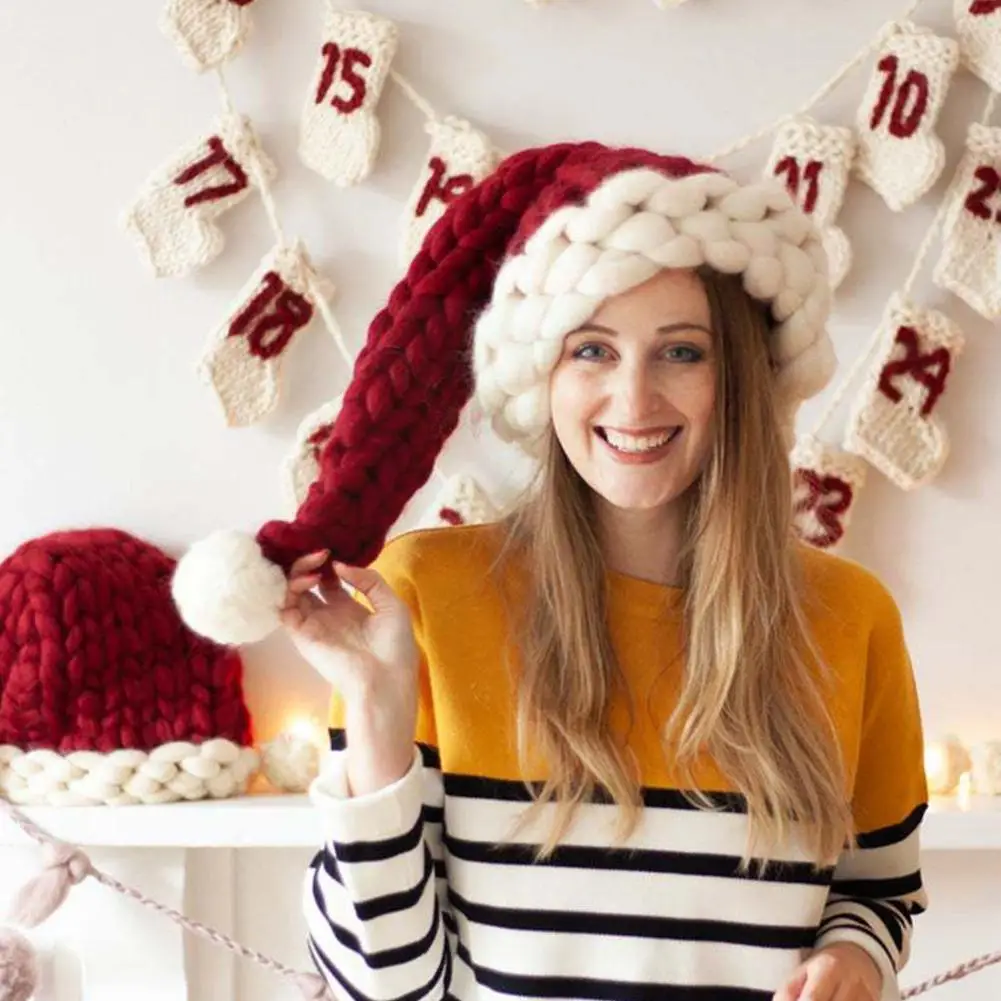 Creative Santa Claus Christmas Hat Adults Kids Christmas Supplies Quality Home New Party Decorations High Year R0J2
Creative Santa Claus Christmas Hat Adults Kids Christmas Supplies Quality Home New Party Decorations High Year R0J2