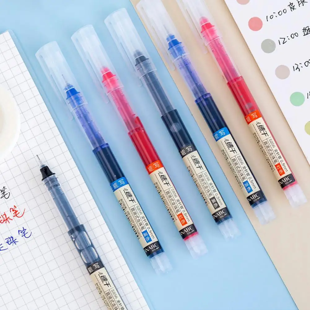 3 Colors Ink Straight liquid Gel Pen Set Colorful Liquid Rollerball Pens Roller School Pen font office Stationery 0.5mm Art Z5S2
3 Colors Ink Straight liquid Gel Pen Set Colorful Liquid Rollerball Pens Roller School Pen font office Stationery 0.5mm Art Z5S2