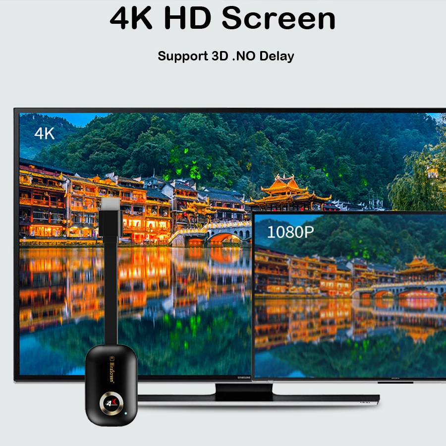 G9 Plus 2.4G/5G 4K Wireless HDMI-compatible H.265 Wifi Display Dongle Mirror Miracast Airplay DLNA Receiver for Projector HDTV
G9 Plus 2.4G/5G 4K Wireless HDMI-compatible H.265 Wifi Display Dongle Mirror Miracast Airplay DLNA Receiver for Projector HDTV