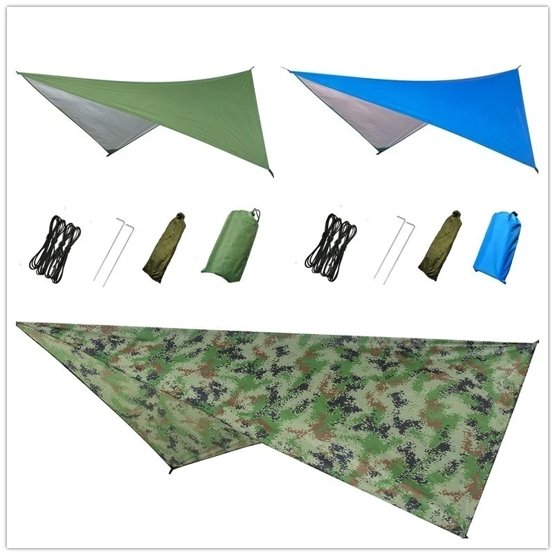 Outdoor Rain Fly Tarp and Camping Hammock Portable Hammock Canopy Lightweight Nylon Hammocks and Sun Shelter Outdoor Furniture
Outdoor Rain Fly Tarp and Camping Hammock Portable Hammock Canopy Lightweight Nylon Hammocks and Sun Shelter Outdoor Furniture
