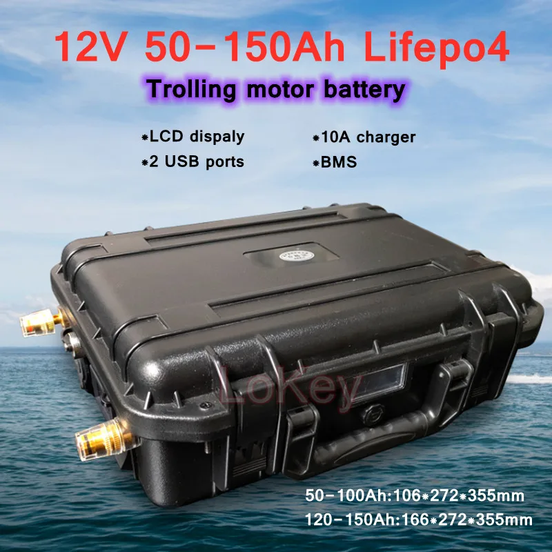 12V 60AH/80AH/100AH/120AH/150AH Lifepo4 battery pack built-in BMS charging for motorboat electric fishing boat and vehicle
12V 60AH/80AH/100AH/120AH/150AH Lifepo4 battery pack built-in BMS charging for motorboat electric fishing boat and vehicle