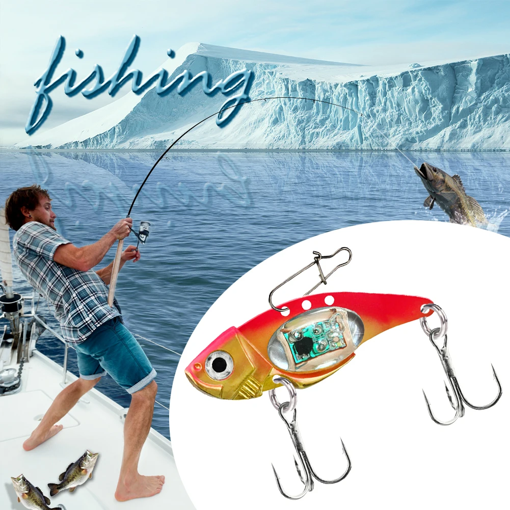 Luminous Fishing Lure Aluminum Alloy Electronic Fishing Bait Treble Hook Outdoor Fishing Lamp Bait Tackle 8cm 31g
Luminous Fishing Lure Aluminum Alloy Electronic Fishing Bait Treble Hook Outdoor Fishing Lamp Bait Tackle 8cm 31g