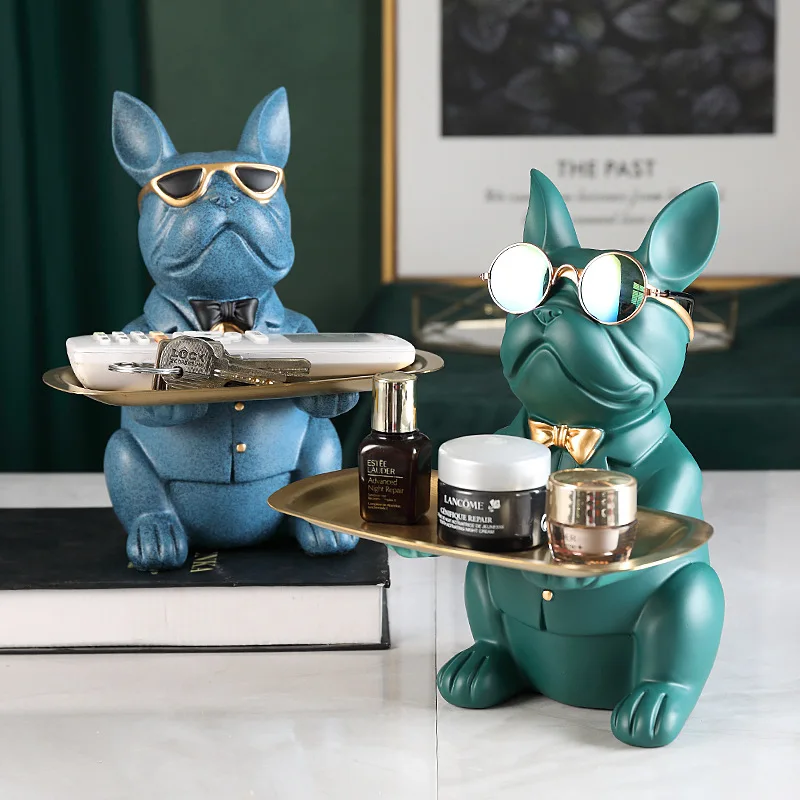 Nordic French Bulldog Sculpture Dog Statue Statue Jewelry Storage Table Decoration Gift Belt Plate Glasses Tray Home Art Statue
Nordic French Bulldog Sculpture Dog Statue Statue Jewelry Storage Table Decoration Gift Belt Plate Glasses Tray Home Art Statue