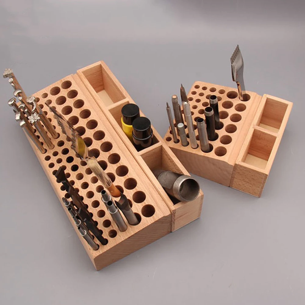 1 Pc Tool Storage 48 / 96 Hole Locations Leather Carving Punch Cutting DIY Tool Organiser Box Hand-SewTable Leather Art Rack
1 Pc Tool Storage 48 / 96 Hole Locations Leather Carving Punch Cutting DIY Tool Organiser Box Hand-SewTable Leather Art Rack