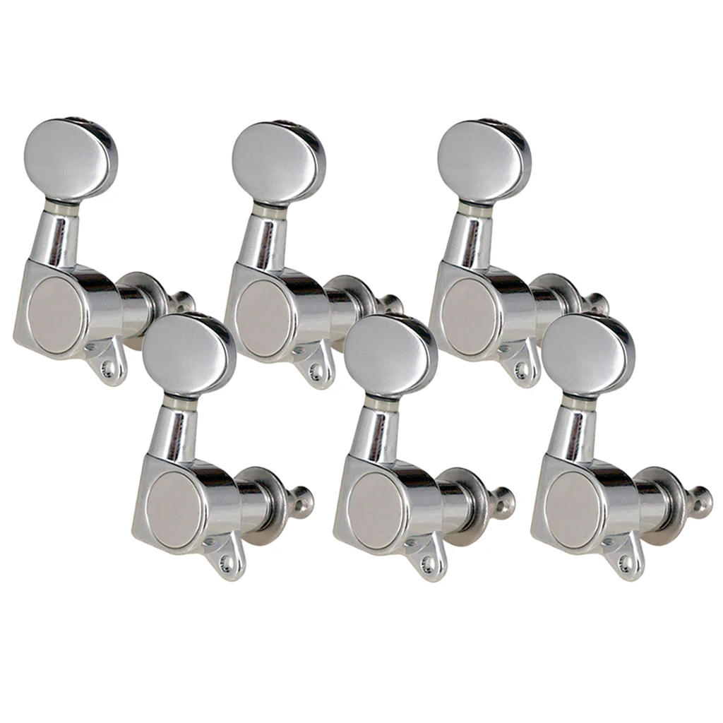 6pcs Ankle Keys Tuning Head Peg Mechanical 6R Retro Zinc Alloy For Electric Acoustic Guitar - Silver
6pcs Ankle Keys Tuning Head Peg Mechanical 6R Retro Zinc Alloy For Electric Acoustic Guitar - Silver
