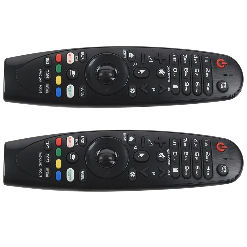 2x пульт дистанционного управления AEU Magic AN-MR18BA AKB75375501 Замена для LG Smart TV
2x пульт дистанционного управления AEU Magic AN-MR18BA AKB75375501 Замена для LG Smart TV