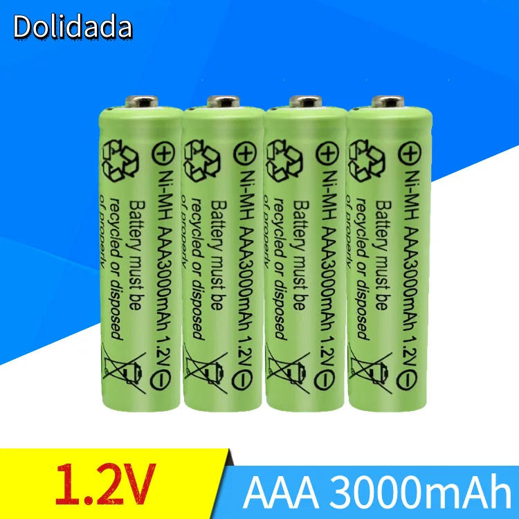 Yellow Ni-MH rechargeable battery, AAA3000mAh 3A 1.2V, rechargeable for MP3 remote control toys, LED flashlight, electric shaver
Yellow Ni-MH rechargeable battery, AAA3000mAh 3A 1.2V, rechargeable for MP3 remote control toys, LED flashlight, electric shaver