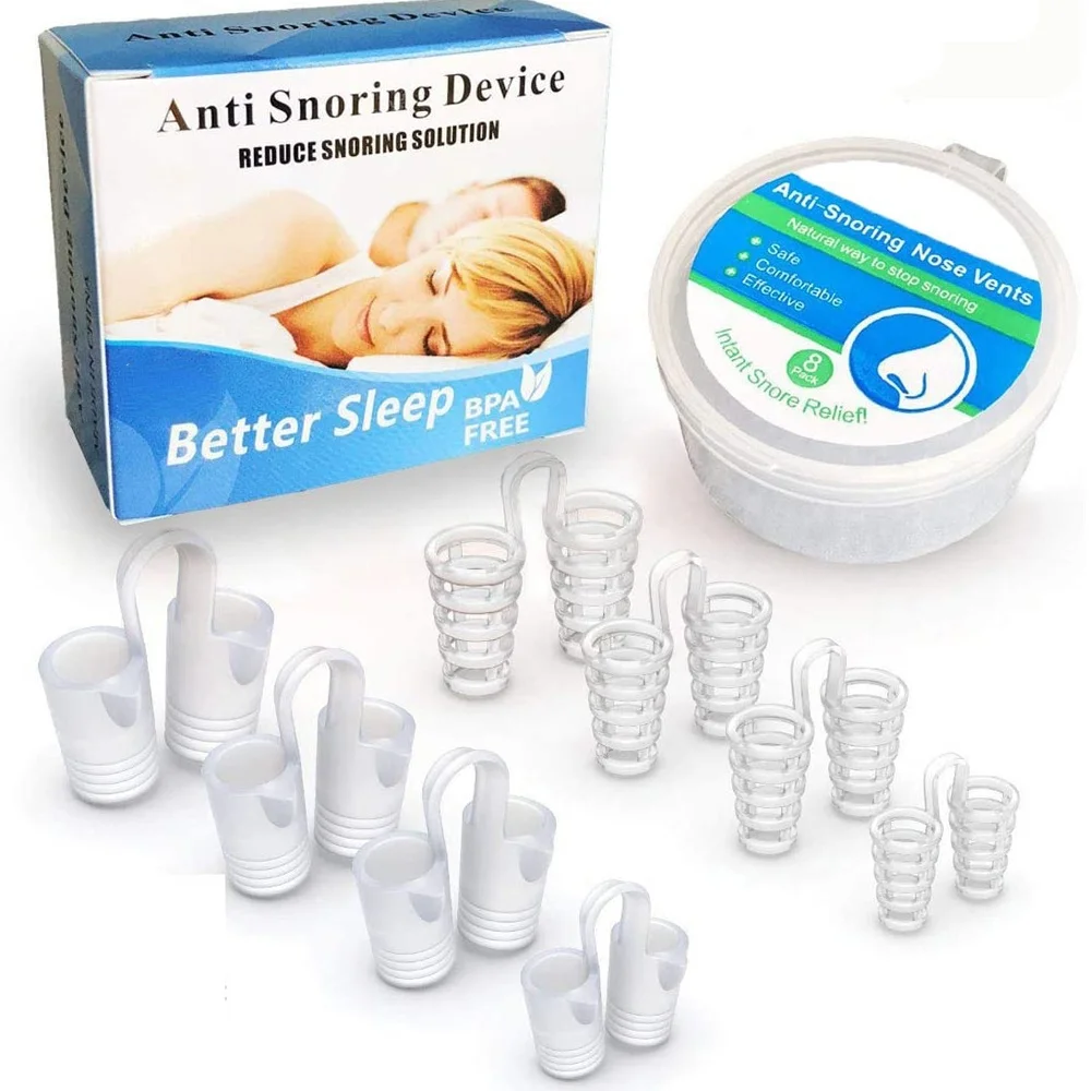 8PCS/set Snoring Solution Anti Snoring Devices Snore Stopper Nose Vents Nasal Dilators For Better Sleep Sleeping Aid
8PCS/set Snoring Solution Anti Snoring Devices Snore Stopper Nose Vents Nasal Dilators For Better Sleep Sleeping Aid