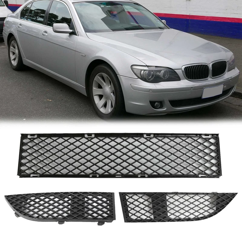 3 шт., передний бампер, нижняя решетка радиатора для BMW 7 серии E65 E66 LCI 2005-2008 51117135573 51117135563 51117135663
3 шт., передний бампер, нижняя решетка радиатора для BMW 7 серии E65 E66 LCI 2005-2008 51117135573 51117135563 51117135663
