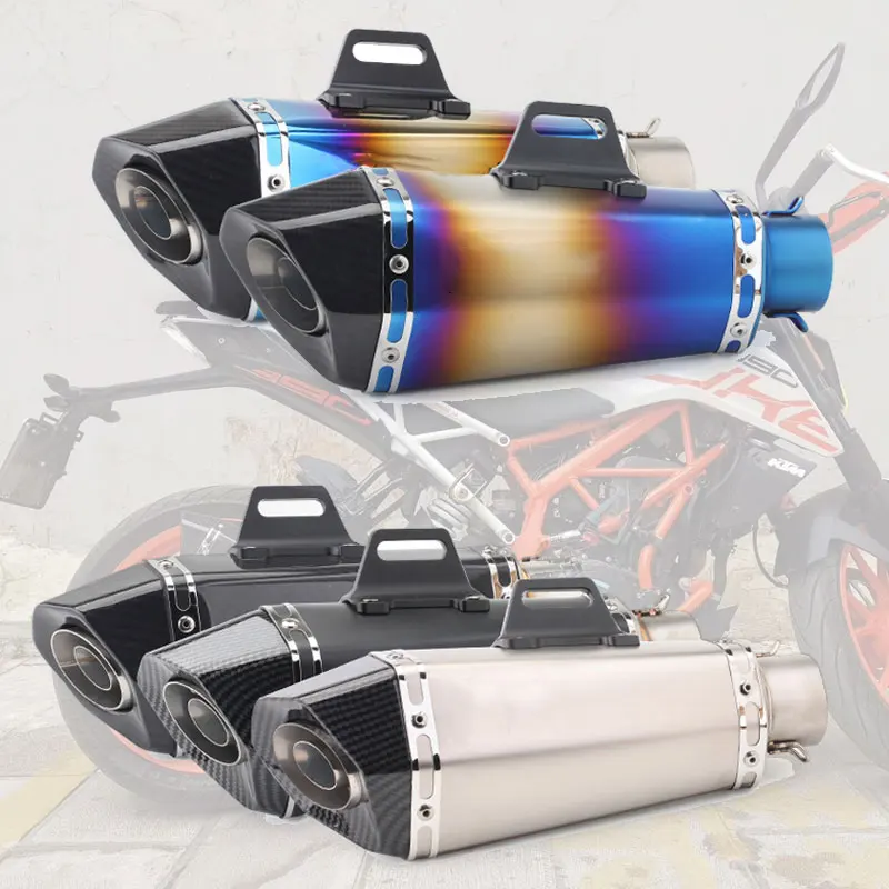 51mm Modified Motorcycle Exhaust Pipe Muffler Escape Moto DB Killer For Exhaust Z900 MT09 KTM390 CBR R6 FZ8
51mm Modified Motorcycle Exhaust Pipe Muffler Escape Moto DB Killer For Exhaust Z900 MT09 KTM390 CBR R6 FZ8
