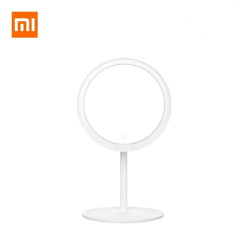 Xiaomi Mijia светодиодное зеркало для макияжа 2000 мА/ч, Ra92 трех передач 0 °-45 ° Регулируемый 900lux в мягком свете 6,5 дюймов HD посеребренные зеркало 
Xiaomi Mijia светодиодное зеркало для макияжа 2000 мА/ч, Ra92 трех передач 0 °-45 ° Регулируемый 900lux в мягком свете 6,5 дюймов HD посеребренные зеркало