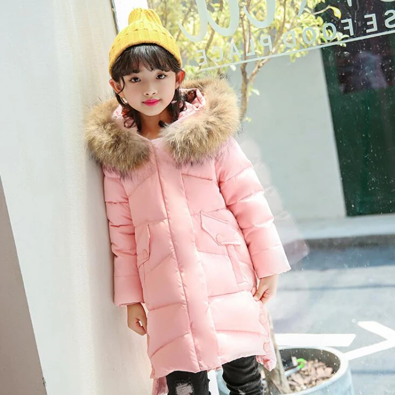-35 Russian winter Children's down coats padded white duck down jackets big kids thicken long coats fur collar girls down coats
-35 Russian winter Children's down coats padded white duck down jackets big kids thicken long coats fur collar girls down coats