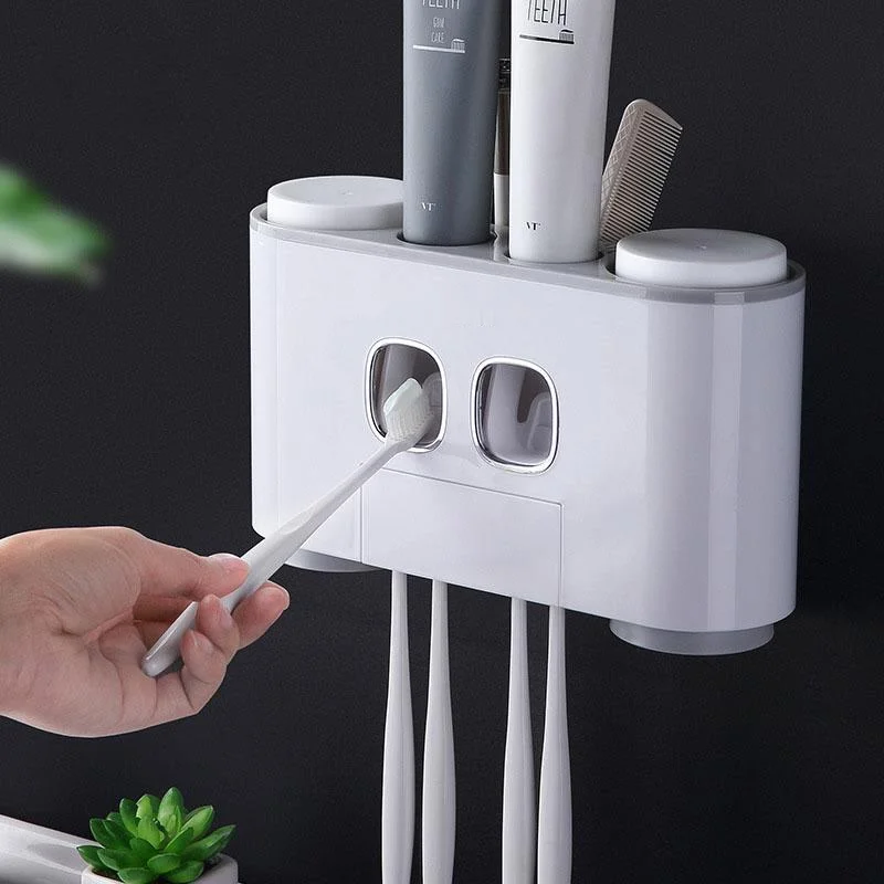 Automatic Toothpaste Dispenser Free Gift 4 Pcs Water Cup Magnetic Attraction Toothbrush Holder Squeezers Wall Mount Stand
Automatic Toothpaste Dispenser Free Gift 4 Pcs Water Cup Magnetic Attraction Toothbrush Holder Squeezers Wall Mount Stand