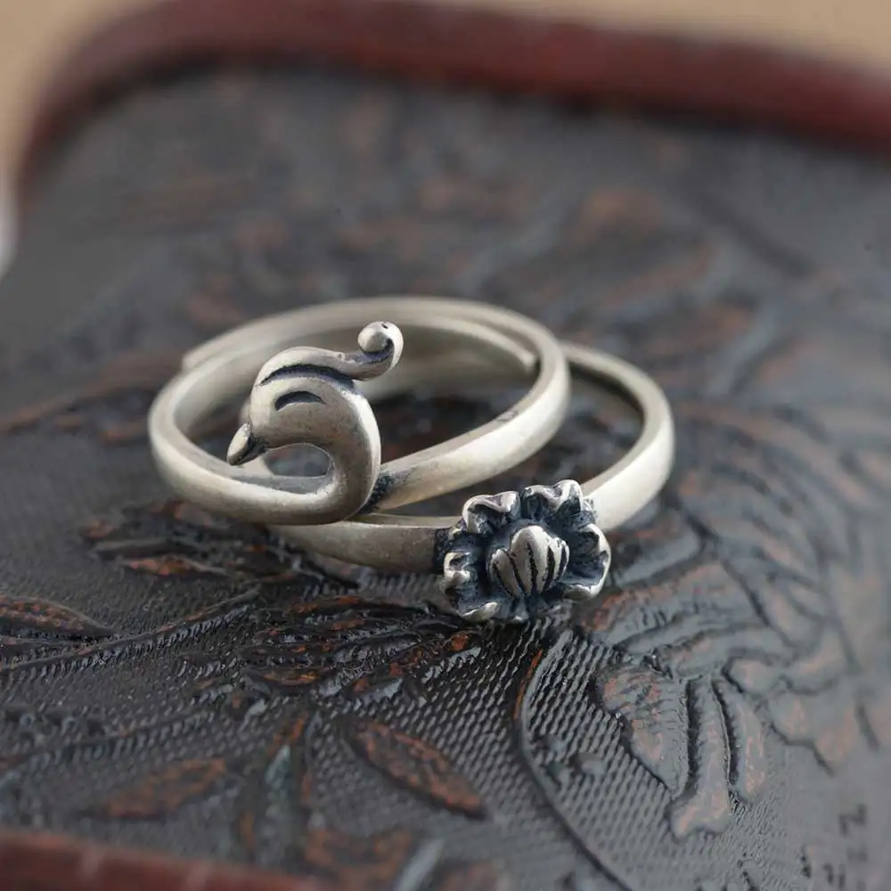 FNJ 925 Серебряный Павлин Кольцо "Пион" оригинальный чистый S925 Стерлинговое Серебряные кольца для Для женщин ювелирные изделия открыть Регули...
FNJ 925 Серебряный Павлин Кольцо "Пион" оригинальный чистый S925 Стерлинговое Серебряные кольца для Для женщин ювелирные изделия открыть Регули...