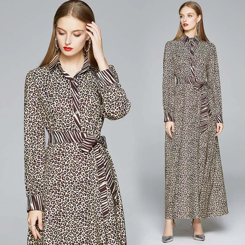 Maxi Dresses for Women Clothes Casual Printing A-LINE Turn-down Collar Polyester Sexy Elegant Vintage Office Lady Slim Dress
Maxi Dresses for Women Clothes Casual Printing A-LINE Turn-down Collar Polyester Sexy Elegant Vintage Office Lady Slim Dress