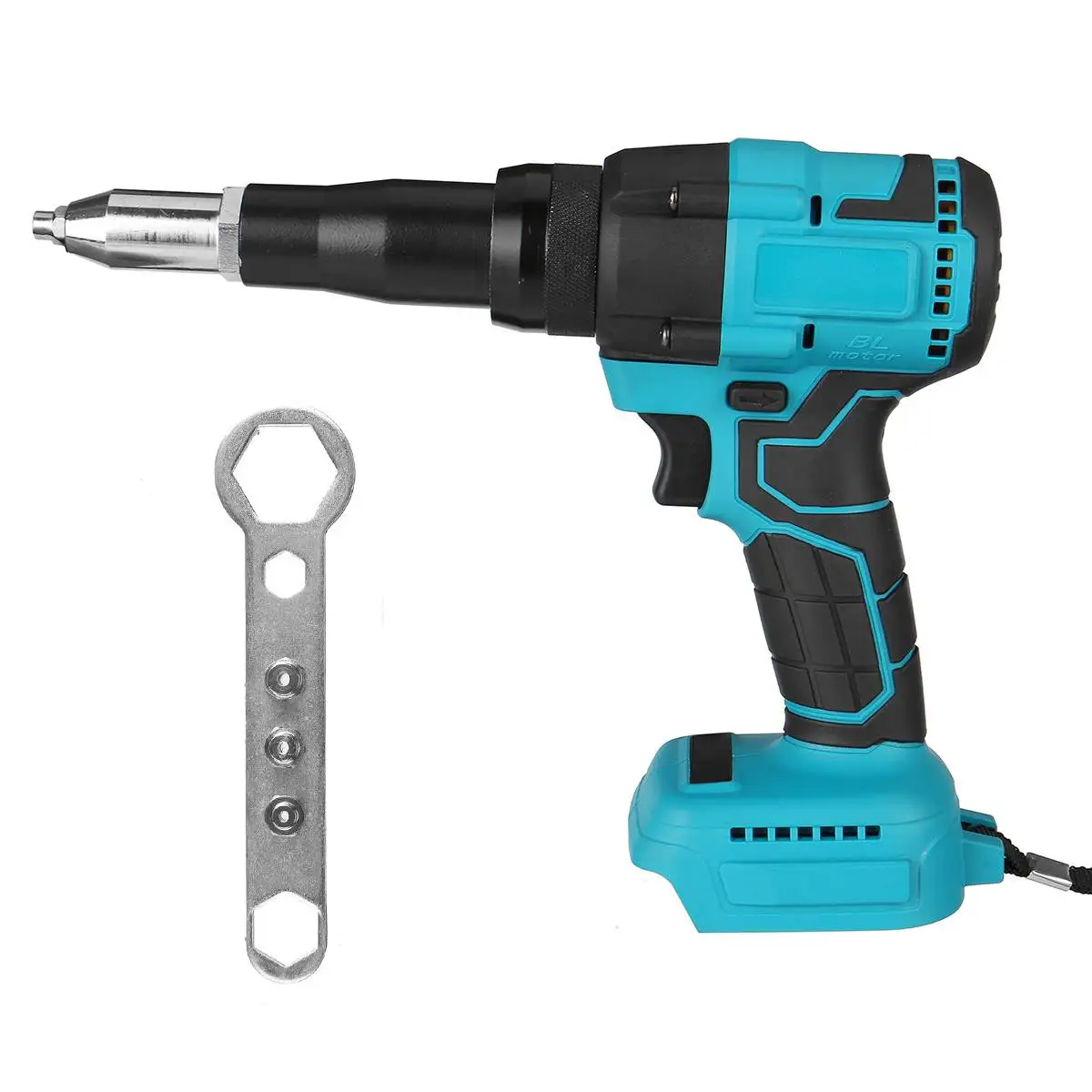 18V Handheld Cordless Electric Rivet Gun 10000N 2.4-4.8mm Non-slip Handle LED Light Cordless Drill Rivet For Makita 18V Battery
18V Handheld Cordless Electric Rivet Gun 10000N 2.4-4.8mm Non-slip Handle LED Light Cordless Drill Rivet For Makita 18V Battery