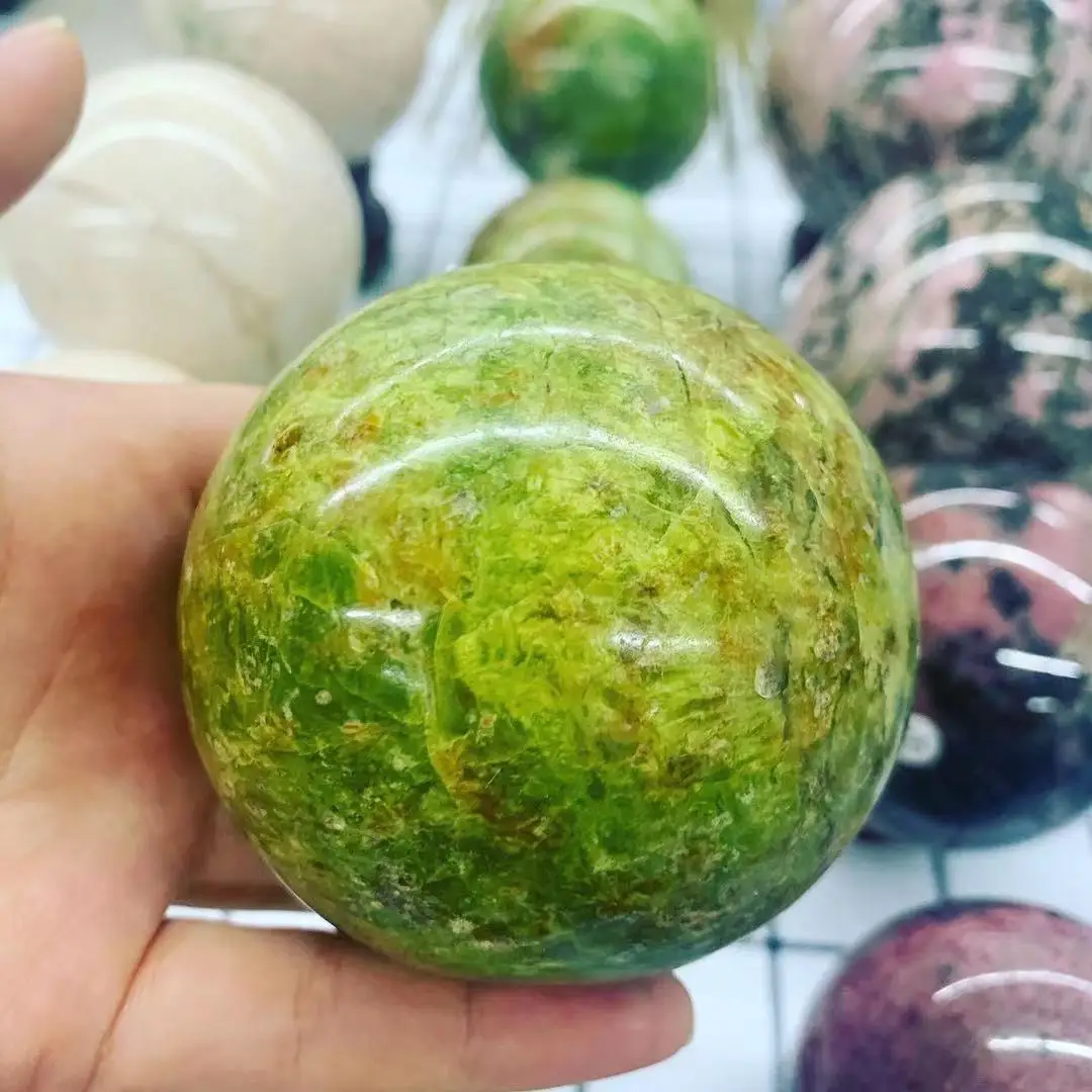 Natural Quartz ball Natural Green opal crystal ball healing Home Decoration
Natural Quartz ball Natural Green opal crystal ball healing Home Decoration