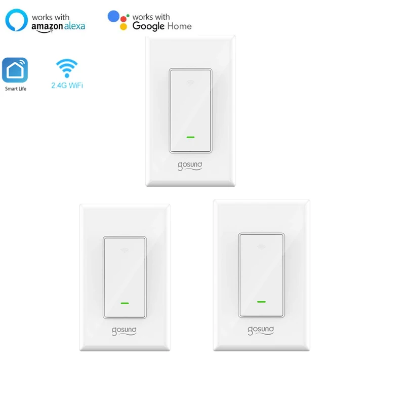 Gosund WiFi Smart Wall Switch Smart Home Support Remote Control By Gosund App Voice Control Works With Alexa Google Home
Gosund WiFi Smart Wall Switch Smart Home Support Remote Control By Gosund App Voice Control Works With Alexa Google Home