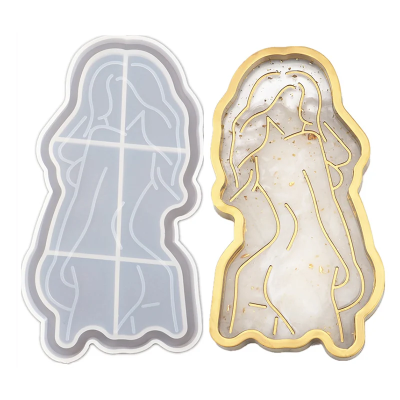 Силиконовая форма для подноса «сделай сам» из эпоксидной смолы, форма для девушек, модель тела, абстрактная пластина, лоток для зеркала, сил...
Силиконовая форма для подноса «сделай сам» из эпоксидной смолы, форма для девушек, модель тела, абстрактная пластина, лоток для зеркала, сил...