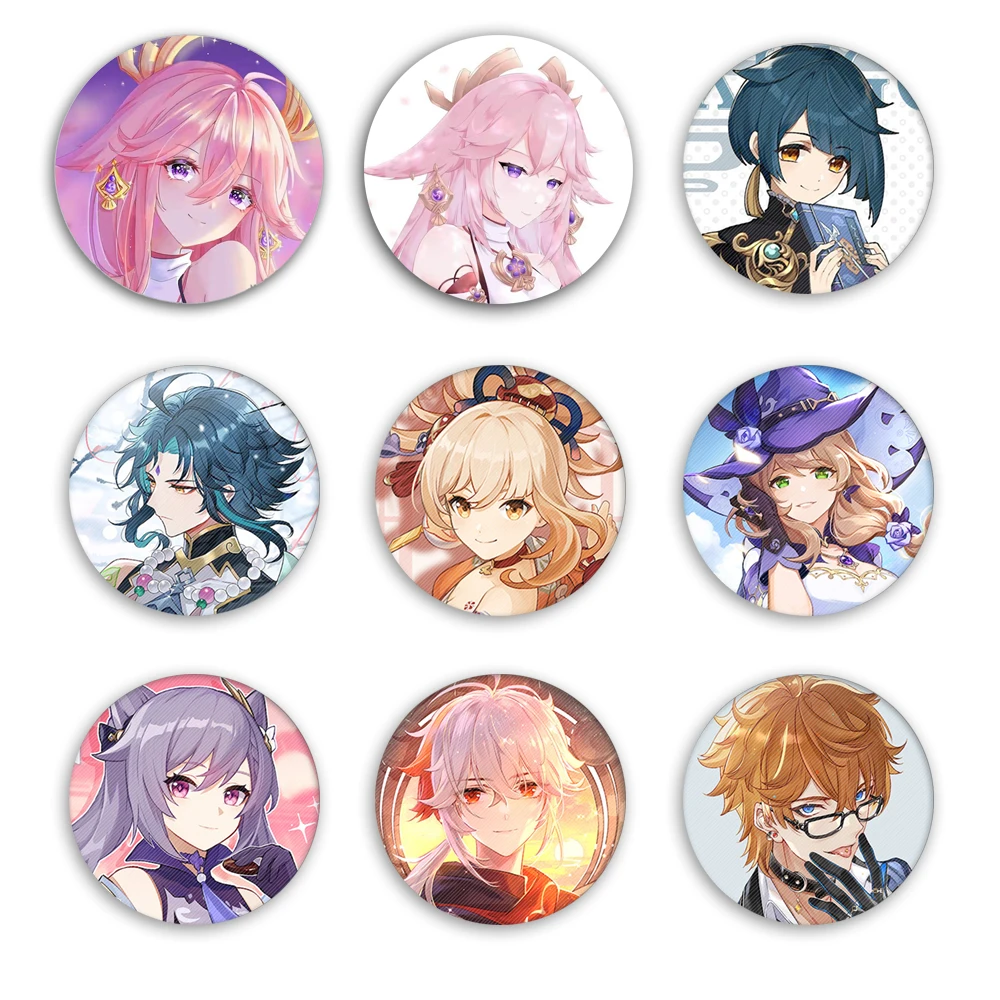 New Cute Genshin Impact Yeo Miko Raiden Shogun 58mm Brooch Pin Cosplay Badge Accessories For Clothes Backpack Decoration Gift
New Cute Genshin Impact Yeo Miko Raiden Shogun 58mm Brooch Pin Cosplay Badge Accessories For Clothes Backpack Decoration Gift