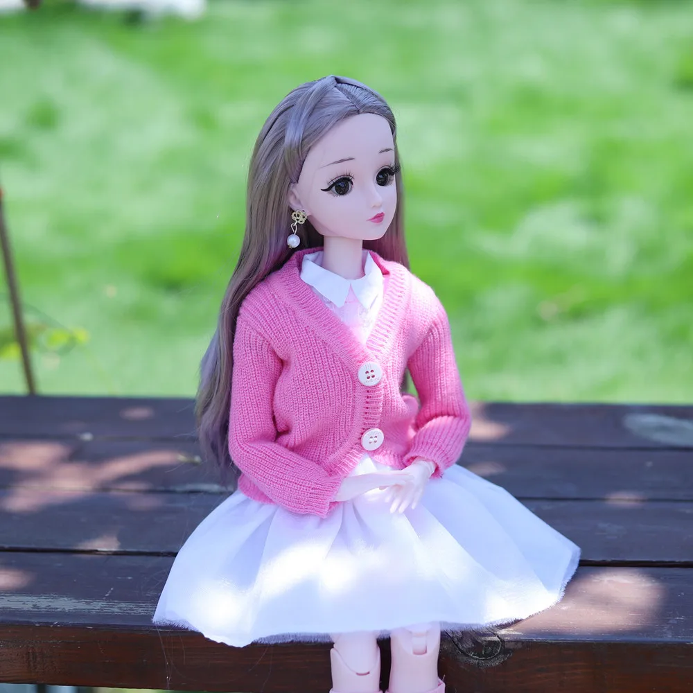 60cm Doll Clothes Dress Up Fashion Suit BJD 1/3 Doll Accessories Denim Trousers Short Skirt Suit Windbreaker Pink Sweater
60cm Doll Clothes Dress Up Fashion Suit BJD 1/3 Doll Accessories Denim Trousers Short Skirt Suit Windbreaker Pink Sweater