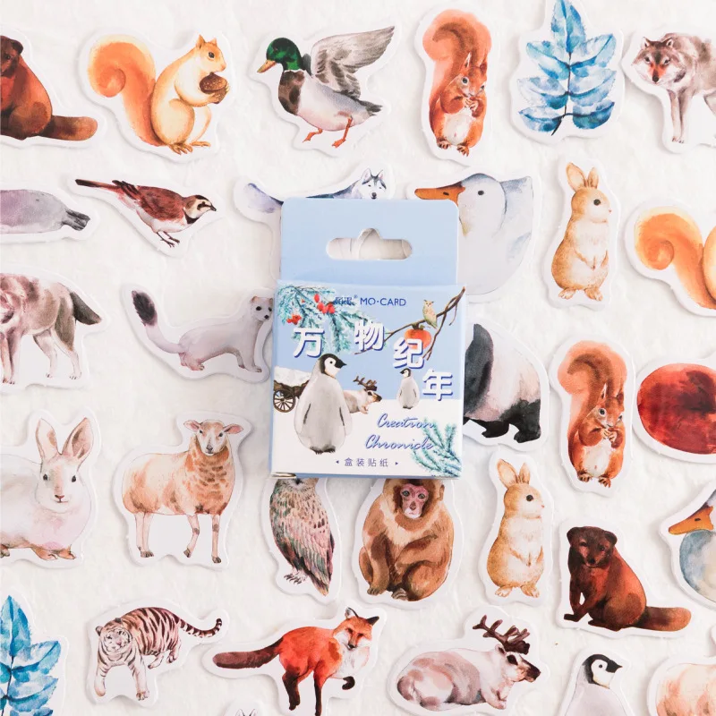 46 Pcs Kawaii Paper Stickers Set Squirrel Penguin Panda Decorative Sticker For Scrapbooking Kid Diy Arts Crafts Junk Journaling
46 Pcs Kawaii Paper Stickers Set Squirrel Penguin Panda Decorative Sticker For Scrapbooking Kid Diy Arts Crafts Junk Journaling