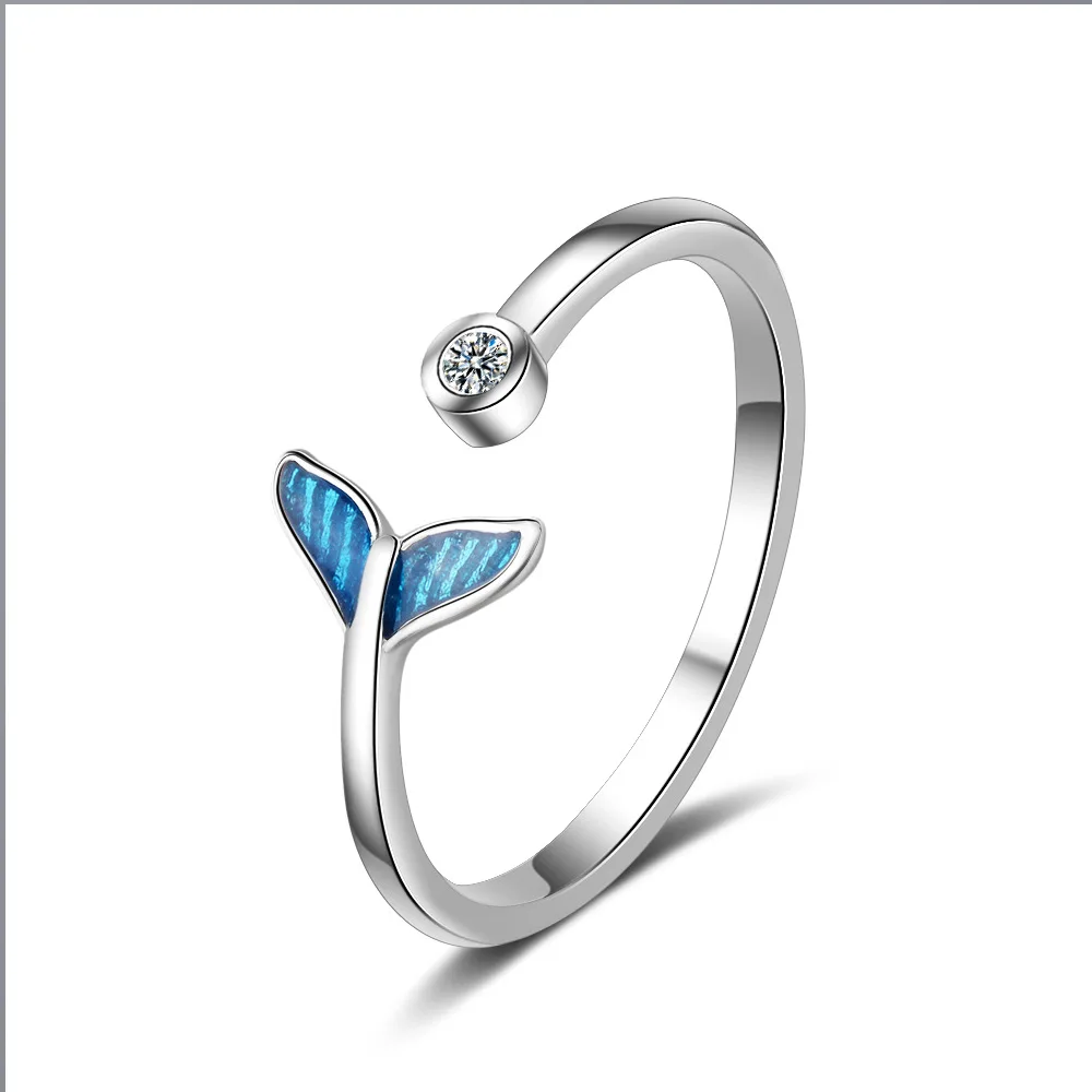100% 925 Sterling Silver Trendy Fish Tail Female Finger Rings Jewelry Women Open Ring Party Birthday Gift
100% 925 Sterling Silver Trendy Fish Tail Female Finger Rings Jewelry Women Open Ring Party Birthday Gift