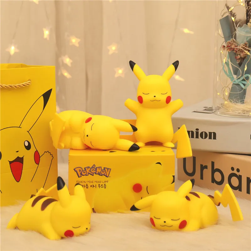 Original Pokemon Cute Pikachu Cartoon Anime Figure Bedside Night Light Decoration Doll Luminous Toys Children's Birthday Gifts
Original Pokemon Cute Pikachu Cartoon Anime Figure Bedside Night Light Decoration Doll Luminous Toys Children's Birthday Gifts