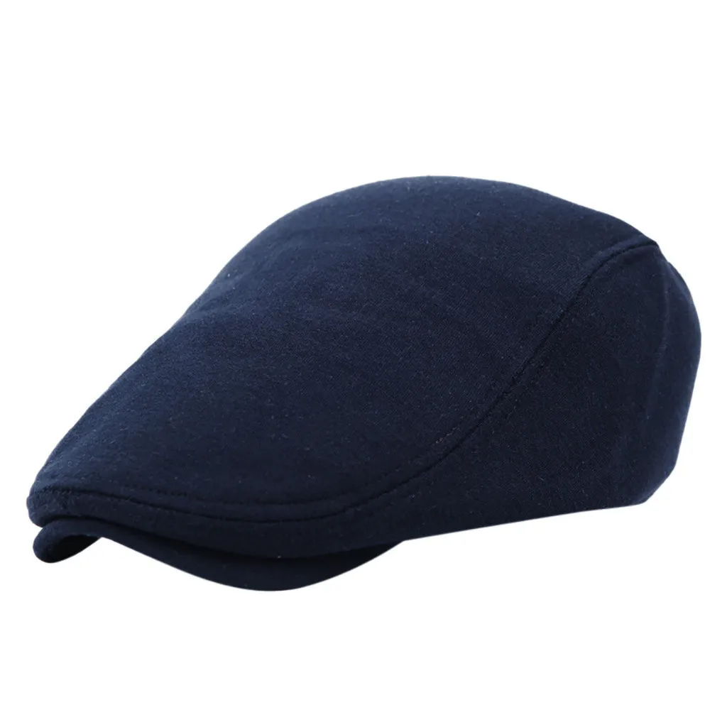 Black Grey men's Beret Caps vintage cotton beret Hats Newsboy Baker Boy Tweed Flat Mens Gatsby Hat Cap chapeau homme | Аксессуары