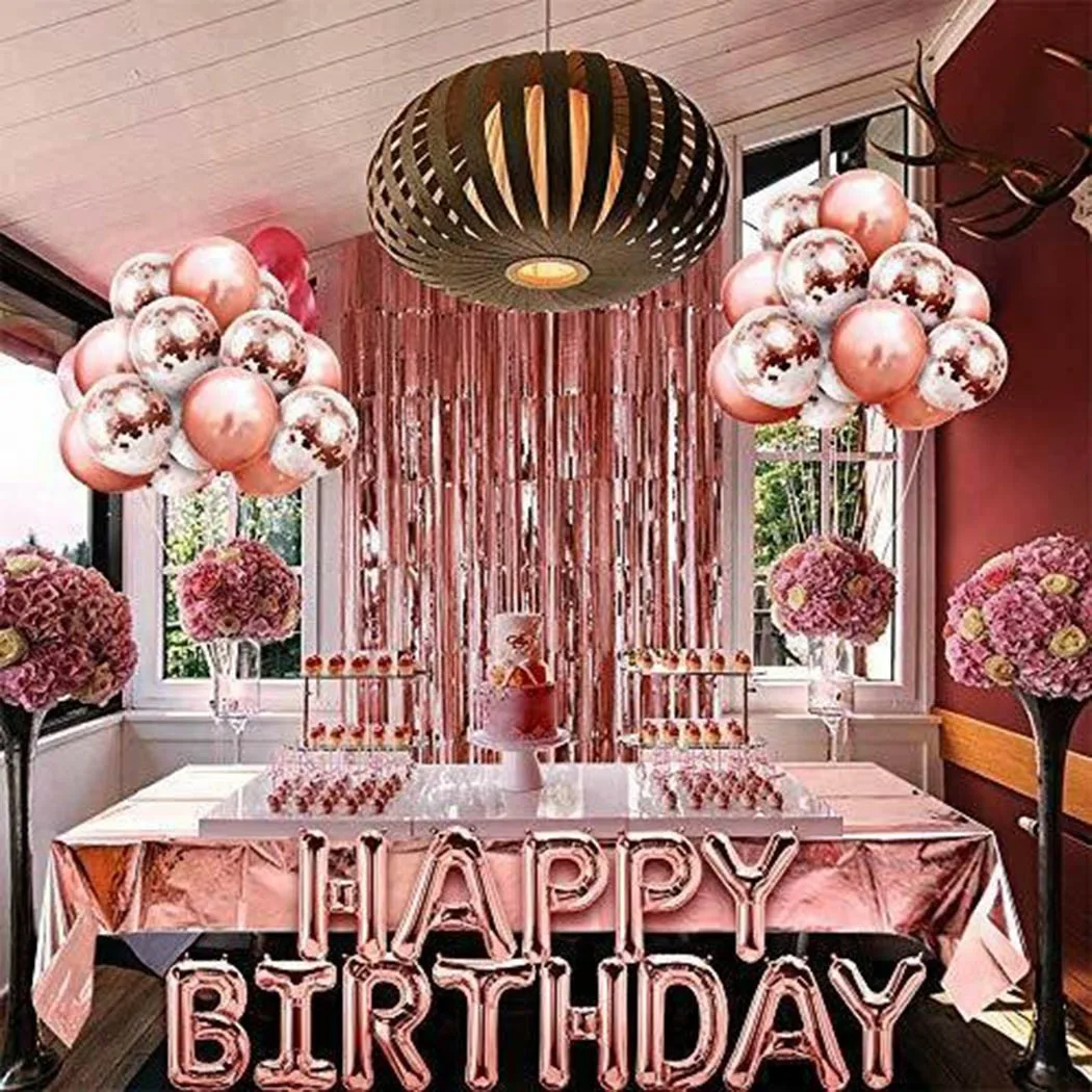 Rose Gold Wedding Birthday Party Balloons Happy Birthday Letter Foil Balloon Baby Shower Anniversary Event Party Decor Supplies
Rose Gold Wedding Birthday Party Balloons Happy Birthday Letter Foil Balloon Baby Shower Anniversary Event Party Decor Supplies