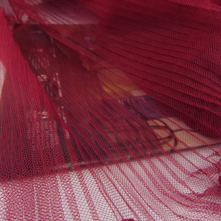 10 yards Wine Red Tulle Accordion Pleated Fabric Tulle Fabric With Vertical Crease Tulle Panel Lace Fabric Ruffled Tulle 
10 yards Wine Red Tulle Accordion Pleated Fabric Tulle Fabric With Vertical Crease Tulle Panel Lace Fabric Ruffled Tulle