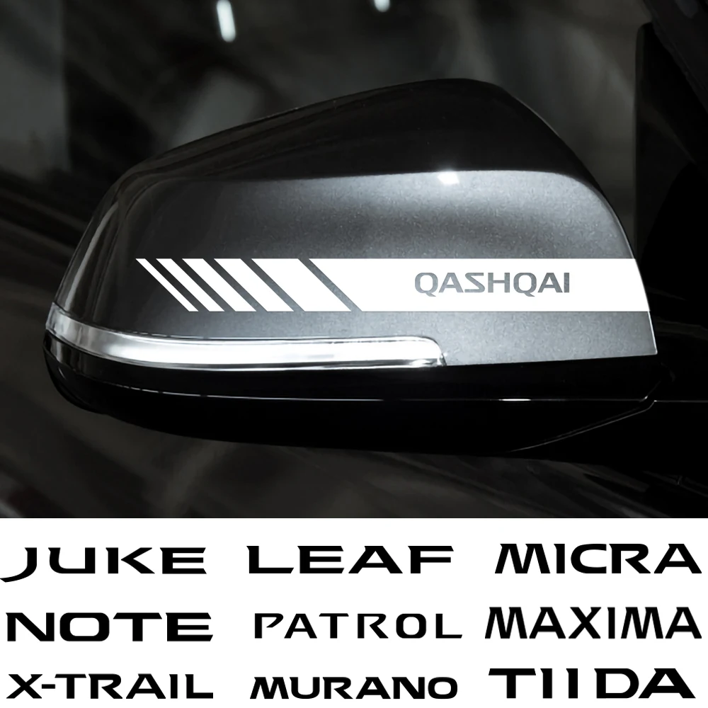 2PCS Car Rearview Mirror Decoration Sticker For Nissan Qashqai j11 Juke NOTE X-T Auto Accessories Vinyl Film Decals
2PCS Car Rearview Mirror Decoration Sticker For Nissan Qashqai j11 Juke NOTE X-T Auto Accessories Vinyl Film Decals