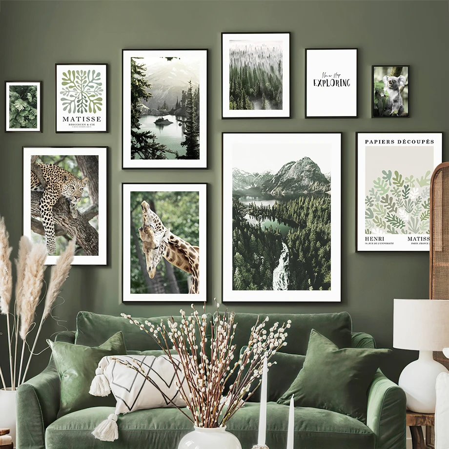 Mountain Lake Forest Deer Leopard Giraffe Wall Art Canvas Painting Nordic Posters And Prints Wall Pictures For Living Room Decor
Mountain Lake Forest Deer Leopard Giraffe Wall Art Canvas Painting Nordic Posters And Prints Wall Pictures For Living Room Decor