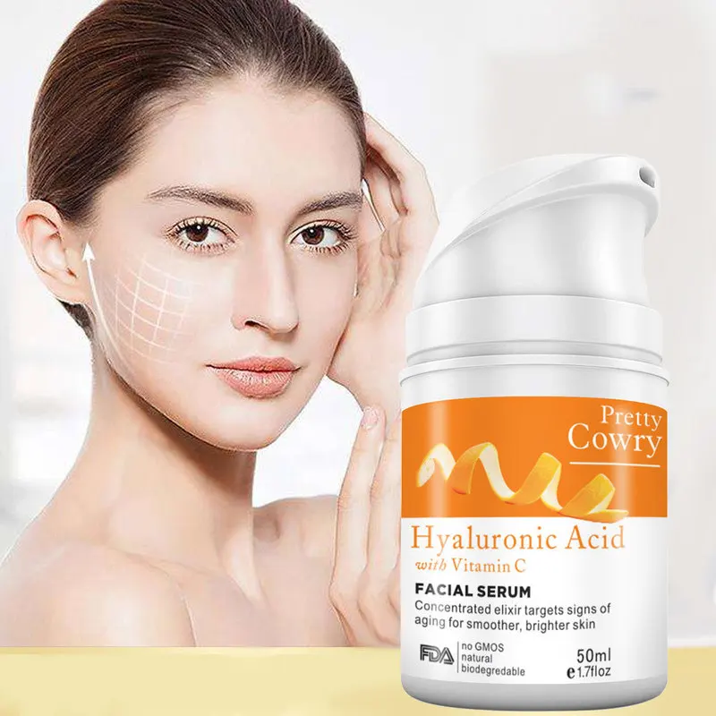 50ml Vitamin C Hyaluronic Acid Moisturizing Whitening Serum Anti Aging Anti Wrinkle Fade Dark Spot Firming Facial Essence
50ml Vitamin C Hyaluronic Acid Moisturizing Whitening Serum Anti Aging Anti Wrinkle Fade Dark Spot Firming Facial Essence