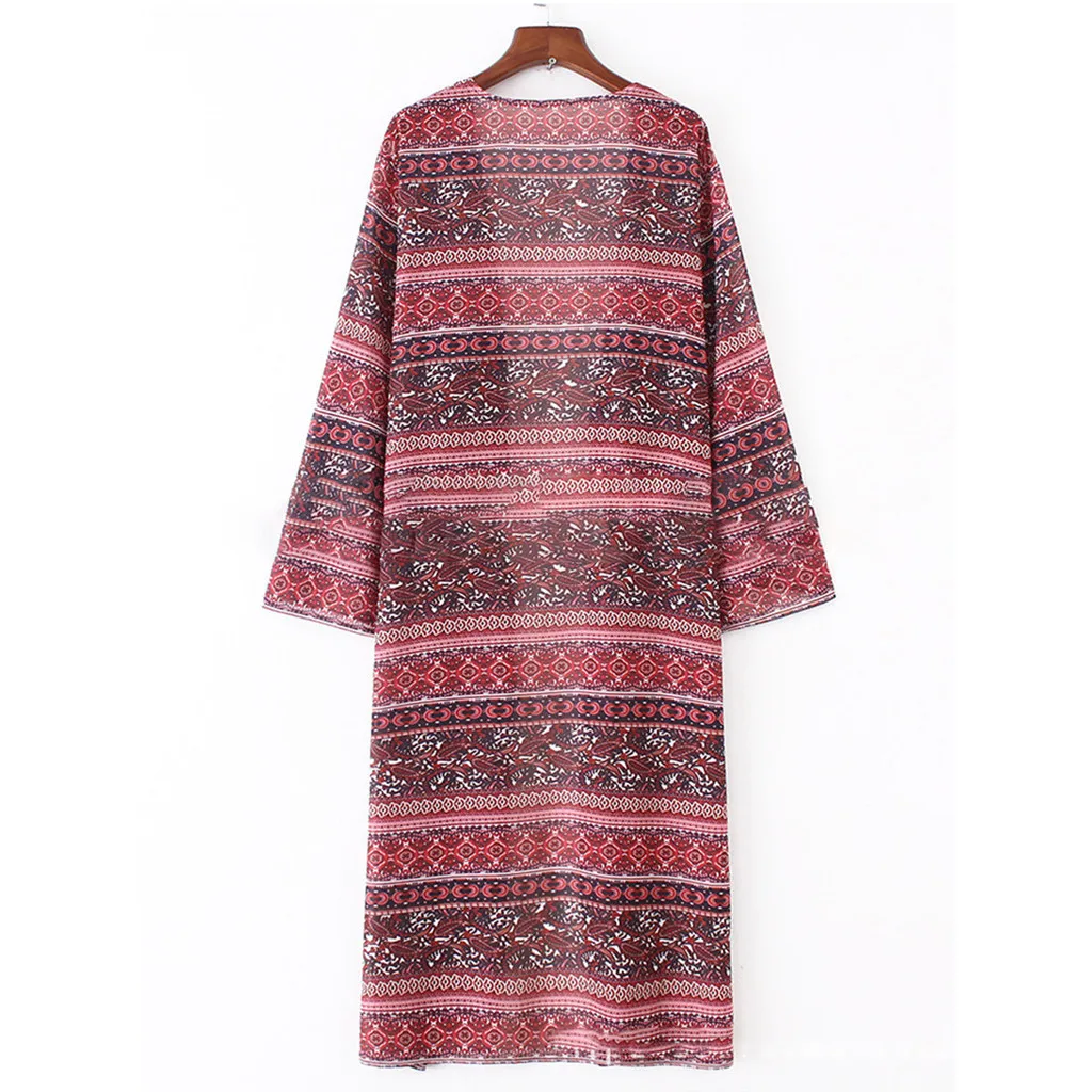 2021 Women Kimono Cardigan Blouse Beach Cover Long Bohemian Blouse Top Long Sleeve Floral Printed Ladies Bikini Beach Shirt
2021 Women Kimono Cardigan Blouse Beach Cover Long Bohemian Blouse Top Long Sleeve Floral Printed Ladies Bikini Beach Shirt