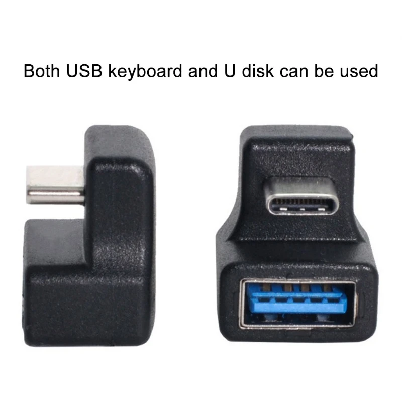 H7JA USB C Adapter 180 Degree Elbow Type C OTG Converter U Shape USB-C 3.0 Connector Compatible with Laptop Tablet Mobile
H7JA USB C Adapter 180 Degree Elbow Type C OTG Converter U Shape USB-C 3.0 Connector Compatible with Laptop Tablet Mobile
