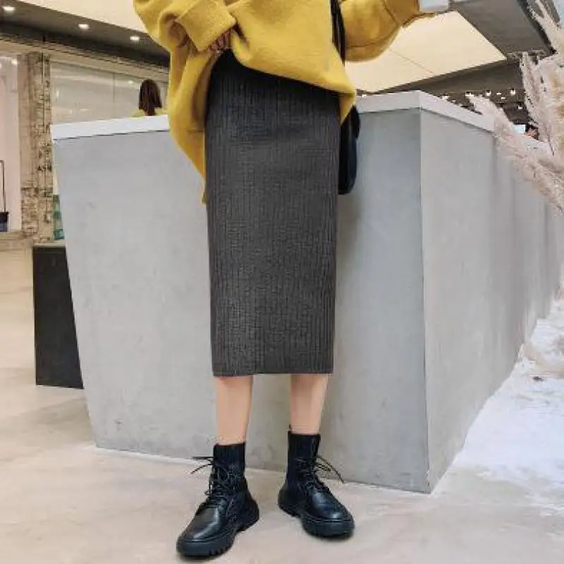 2020 Autumn & Winter New Arrivals High Waist Elasticity Slim Simple Casual All-match Women A-line Split Long Skirt Free Shipping
2020 Autumn & Winter New Arrivals High Waist Elasticity Slim Simple Casual All-match Women A-line Split Long Skirt Free Shipping