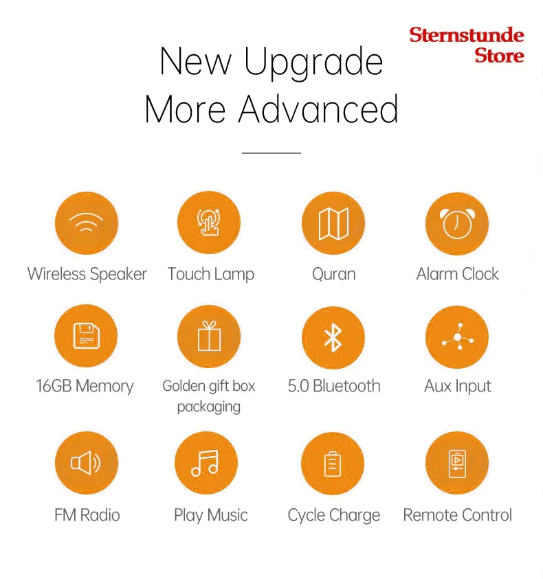 1pc Portable Quran Lamp Bluetooth Night Light Muslim Home Accessories Ramadan Lantern Islamic Gift Koran Speaker With Azan Clock
1pc Portable Quran Lamp Bluetooth Night Light Muslim Home Accessories Ramadan Lantern Islamic Gift Koran Speaker With Azan Clock