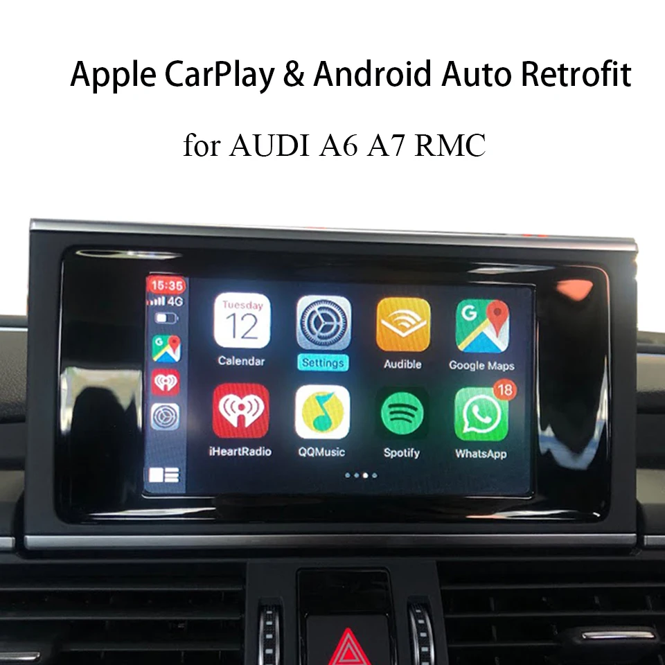 Apple CarPlay беспроводной A6 C7 Carplay для AUDI 2012-2017 RMC Поддержка Siri Голосовое управление автомобильным рулевым колесом работает на Android авто
Apple CarPlay беспроводной A6 C7 Carplay для AUDI 2012-2017 RMC Поддержка Siri Голосовое управление автомобильным рулевым колесом работает на Android авто