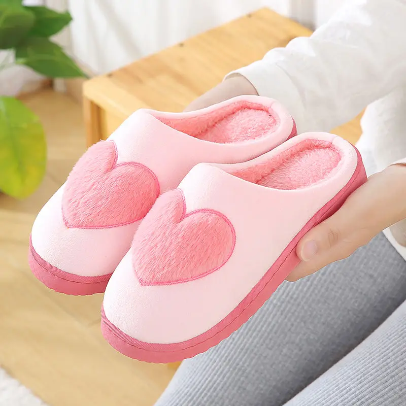 

Maomao shoes cotton slippers ladies thick soles non-slip stay at home warm cotton men and women lovers home floor indoor slipper