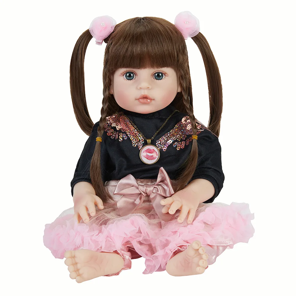 NEW 48/55cm Full Body Silicone Vinyl Reborn Toddler Baby Dolls Lifelike Soft Touch Bebe Doll Water Proof Bath Toy Christmas Gift
NEW 48/55cm Full Body Silicone Vinyl Reborn Toddler Baby Dolls Lifelike Soft Touch Bebe Doll Water Proof Bath Toy Christmas Gift