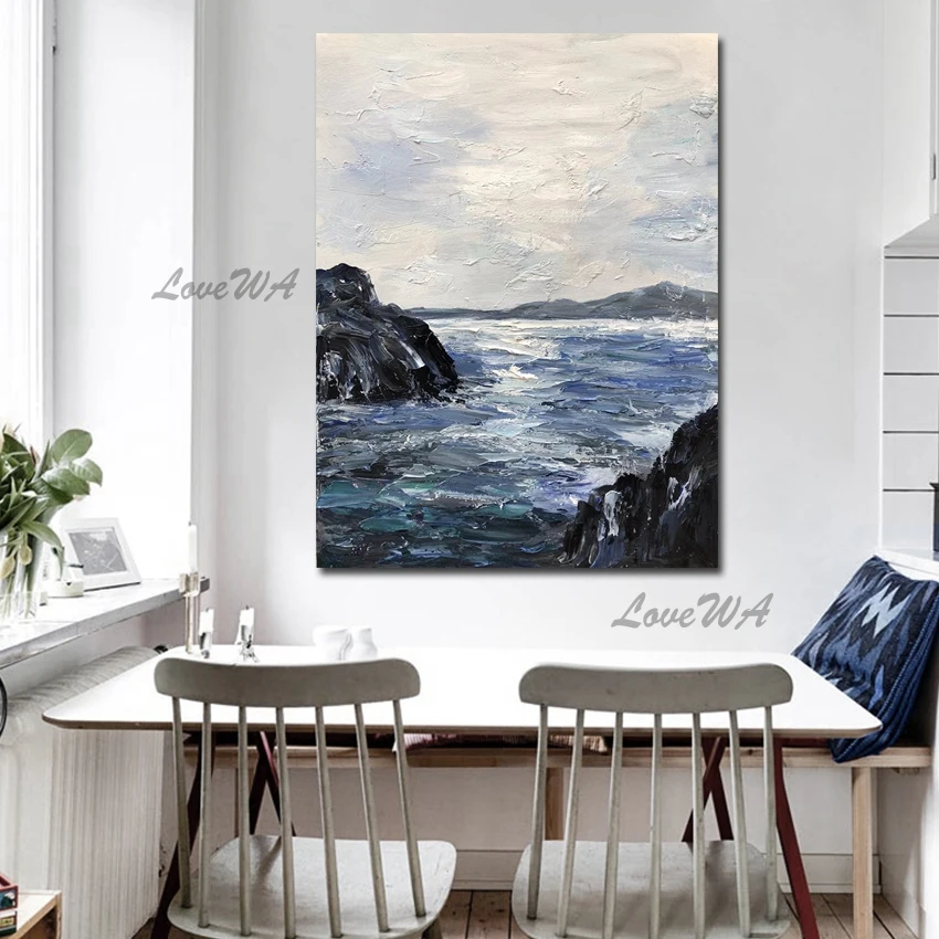 Art Modern Abstract Painting Of Coastal Reef Landscape New Arrival Oil Paintings 100% Handpainted Picture Canvas No Framed
Art Modern Abstract Painting Of Coastal Reef Landscape New Arrival Oil Paintings 100% Handpainted Picture Canvas No Framed