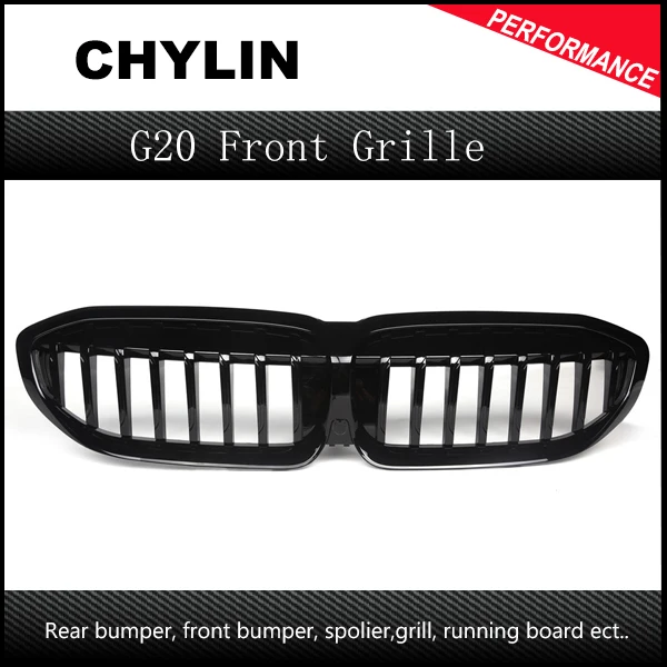 G20 1-Slat Front Grille Replacement ABS Kidney Grille for BMW New 3 Series G20 G28 2019 + Gloss Black Racing Grills
G20 1-Slat Front Grille Replacement ABS Kidney Grille for BMW New 3 Series G20 G28 2019 + Gloss Black Racing Grills