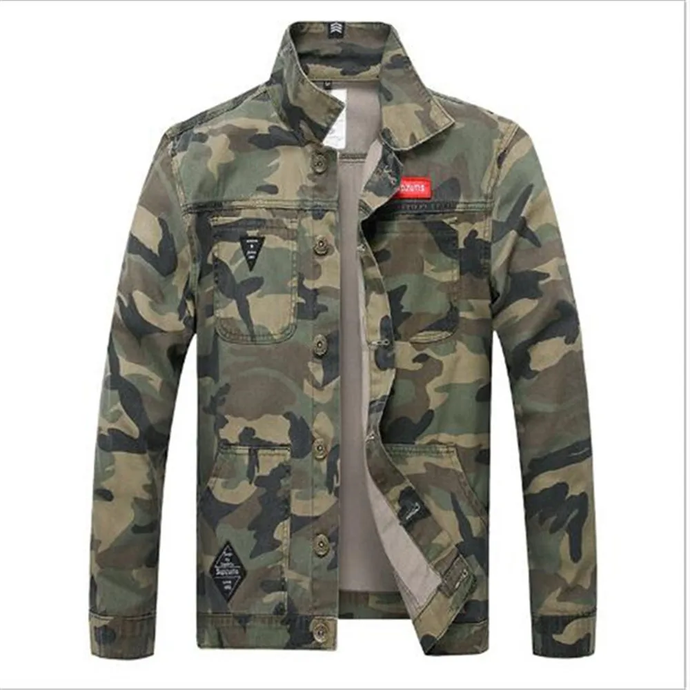 2021 Spring Autumn Men's Personality Badge Camouflage Jacket Fashion Slim Stretch Black Clothes Outerwear Coats 
2021 Spring Autumn Men's Personality Badge Camouflage Jacket Fashion Slim Stretch Black Clothes Outerwear Coats