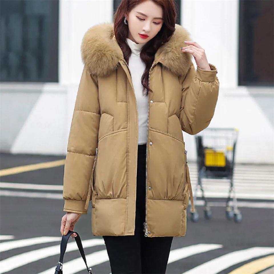 Winter Korea Fur Hooded Women Jacket Cotton Padded Casual Thick Warm Jackets Female Coats Loose Parka Outerwear Ladies
Winter Korea Fur Hooded Women Jacket Cotton Padded Casual Thick Warm Jackets Female Coats Loose Parka Outerwear Ladies