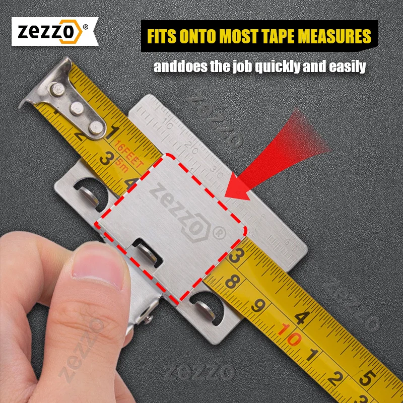 Zezzo Measuring Tape Clip Tile Edge Shaping Wood Measure Locate Tool Accurate Measuring Corner Positioning Clamp Dropshipping
Zezzo Measuring Tape Clip Tile Edge Shaping Wood Measure Locate Tool Accurate Measuring Corner Positioning Clamp Dropshipping