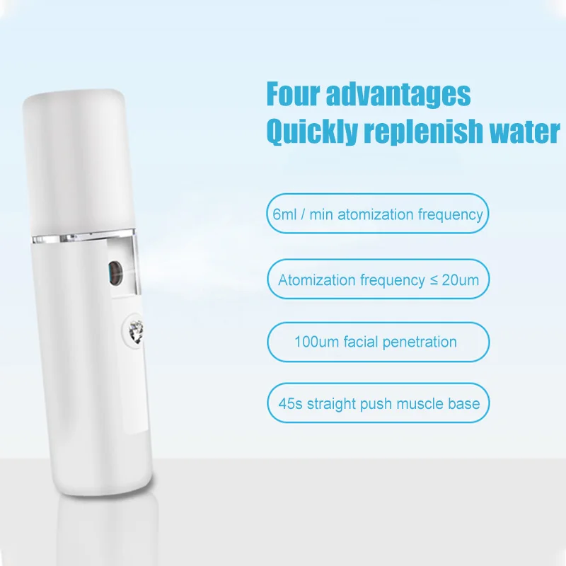 Mini Nanometer Facial Steamer Facial Sprayer Hydrating Portable Nebulizer Humidifying Device Moisturizing Skin Care Tools Beauty
Mini Nanometer Facial Steamer Facial Sprayer Hydrating Portable Nebulizer Humidifying Device Moisturizing Skin Care Tools Beauty