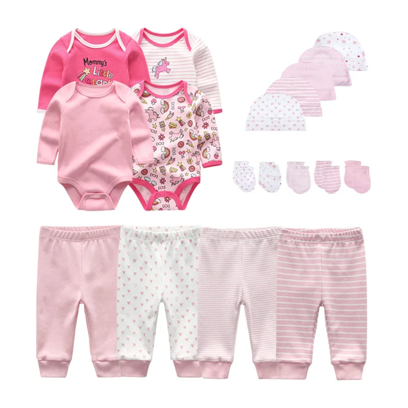 Solid Color 16/18Pcs Bodysuits+Pants+Gloves+Hats Sets Newborn Baby Girl Clothes Cotton Spring Baby Boy Clothes Autumn Trousers
Solid Color 16/18Pcs Bodysuits+Pants+Gloves+Hats Sets Newborn Baby Girl Clothes Cotton Spring Baby Boy Clothes Autumn Trousers