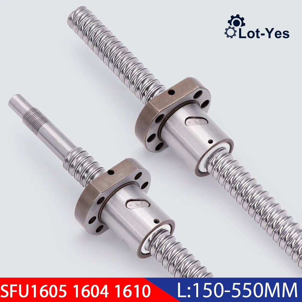 Шариковый винт для левой и правой руки SFU1605 SFU1604 SFU1610 L: 150 - 550 мм C7, шариковый винт, шариковая гайка, металлическая SFU 1605
Шариковый винт для левой и правой руки SFU1605 SFU1604 SFU1610 L: 150 - 550 мм C7, шариковый винт, шариковая гайка, металлическая SFU 1605